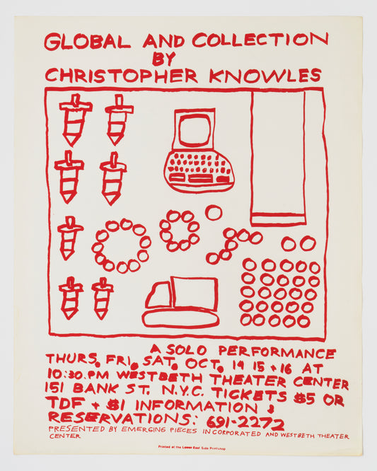 Global and Collection Exhibition Poster, 1982