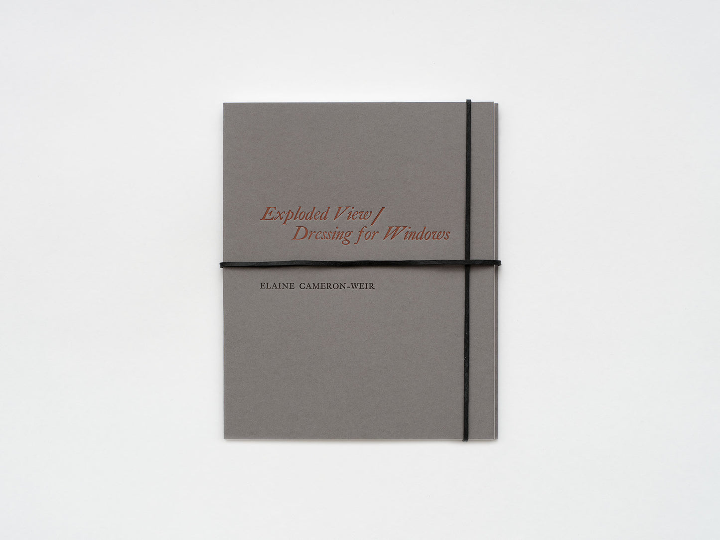 Elaine Cameron-Weir: Exploded View / Dressing for Windows