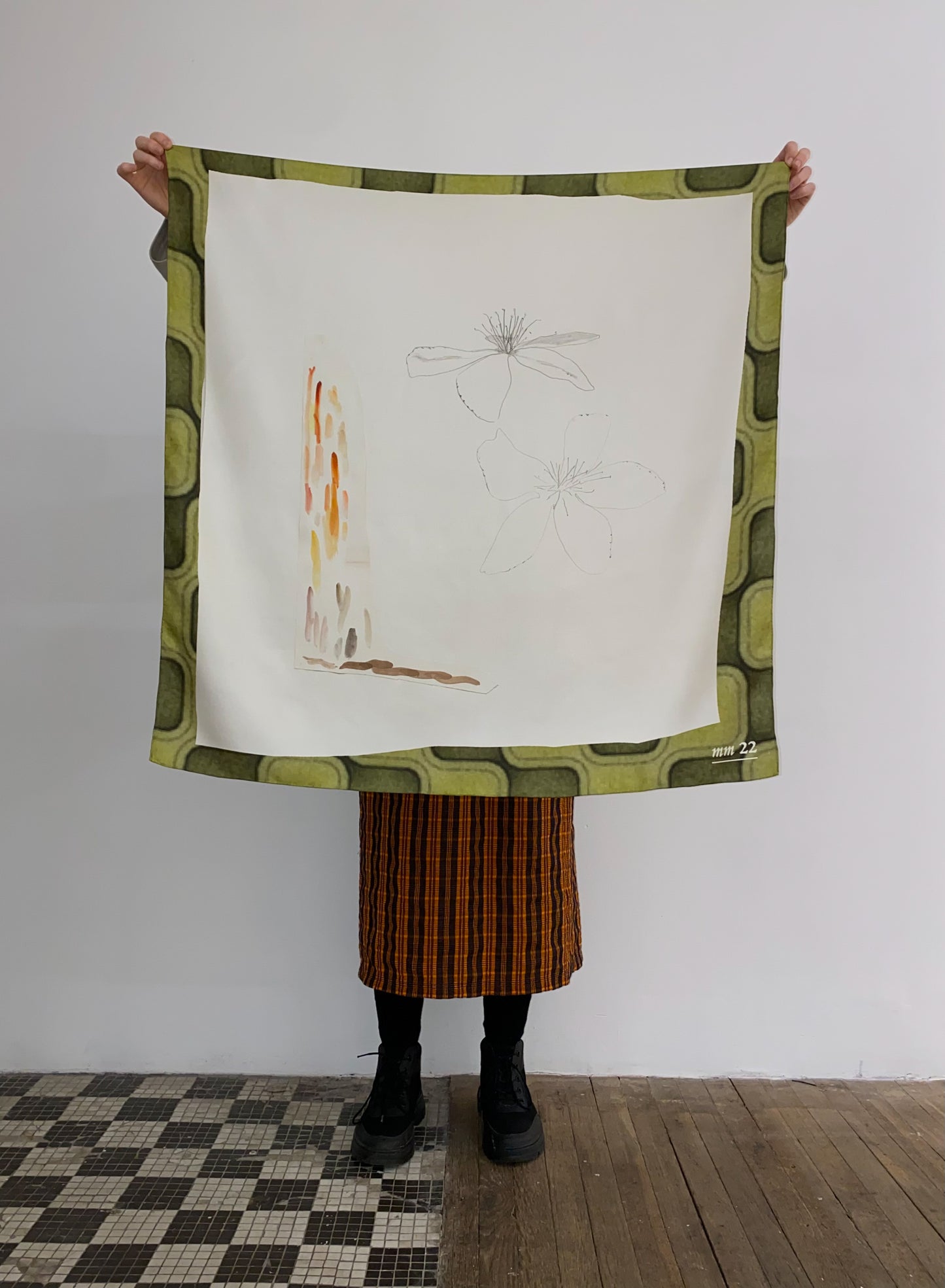 Monique Mouton Silk Scarf