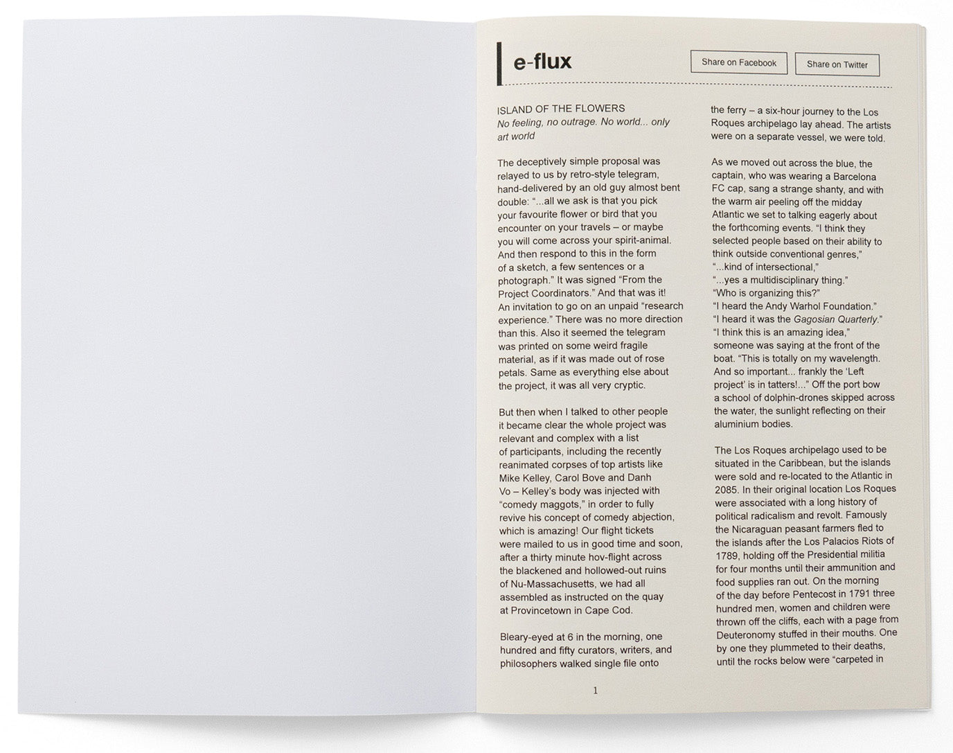 Head Gallery: Island of the Flowers